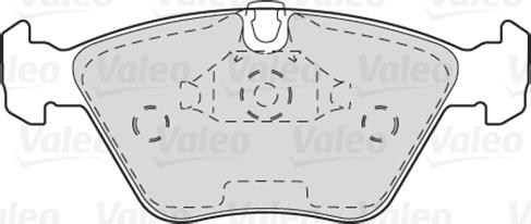 Valeo 301310 - Тормозные колодки, дисковые, комплект autospares.lv