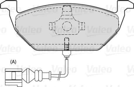 Valeo 301332 - Тормозные колодки, дисковые, комплект autospares.lv