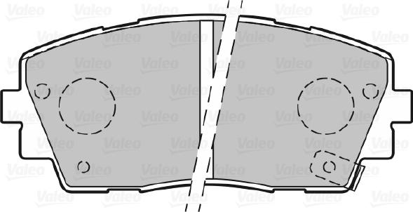 Valeo 301299 - Тормозные колодки, дисковые, комплект autospares.lv