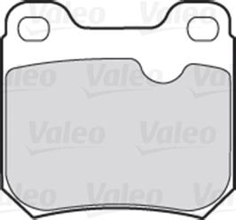 Valeo 301253 - Тормозные колодки, дисковые, комплект autospares.lv