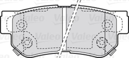 Valeo 301748 - Тормозные колодки, дисковые, комплект autospares.lv