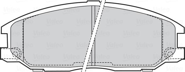 Valeo 301759 - Тормозные колодки, дисковые, комплект autospares.lv