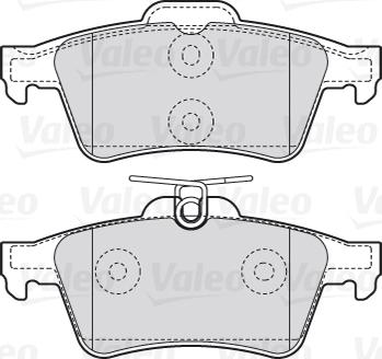 Valeo 301783 - Тормозные колодки, дисковые, комплект autospares.lv