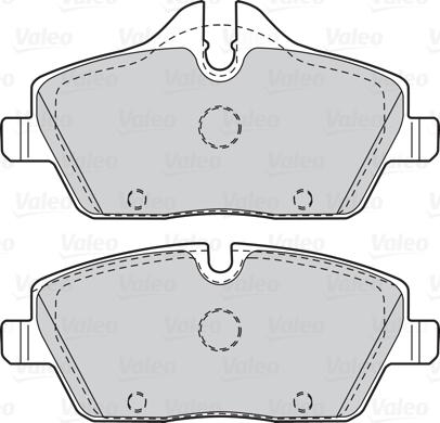 Valeo 302049 - Тормозные колодки, дисковые, комплект autospares.lv