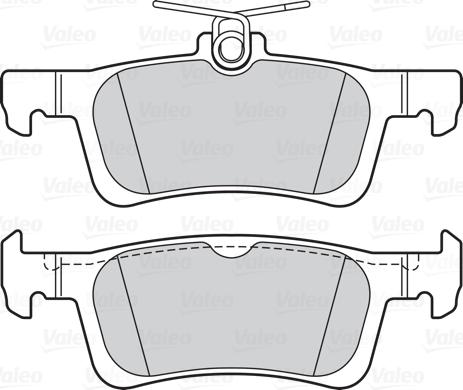 Valeo 302161 - Тормозные колодки, дисковые, комплект autospares.lv