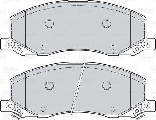 Valeo 302119 - Тормозные колодки, дисковые, комплект autospares.lv