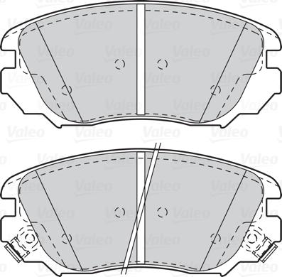 Valeo 302118 - Тормозные колодки, дисковые, комплект autospares.lv