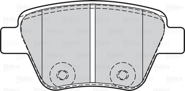 Valeo 302134 - Тормозные колодки, дисковые, комплект autospares.lv