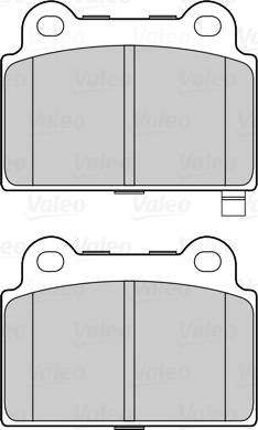 Valeo 302304 - Тормозные колодки, дисковые, комплект autospares.lv