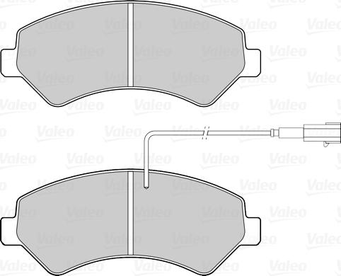 Valeo 302264 - Тормозные колодки, дисковые, комплект autospares.lv