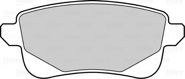 Valeo 302232 - Тормозные колодки, дисковые, комплект autospares.lv