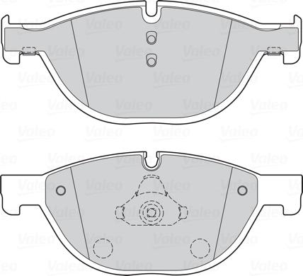 Valeo 302275 - Тормозные колодки, дисковые, комплект autospares.lv