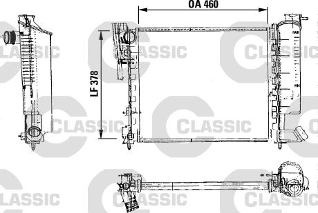 Valeo 316715 - Радиатор, охлаждение двигателя autospares.lv