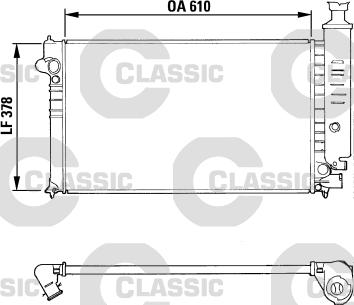 Valeo 310919 - Радиатор, охлаждение двигателя autospares.lv