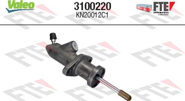 Valeo 3100220 - Рабочий цилиндр, система сцепления autospares.lv