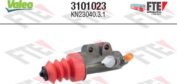 Valeo 3101023 - Рабочий цилиндр, система сцепления autospares.lv