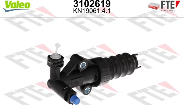 Valeo 3102619 - Рабочий цилиндр, система сцепления autospares.lv