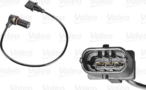 Valeo 254013 - Датчик импульсов, коленвал autospares.lv