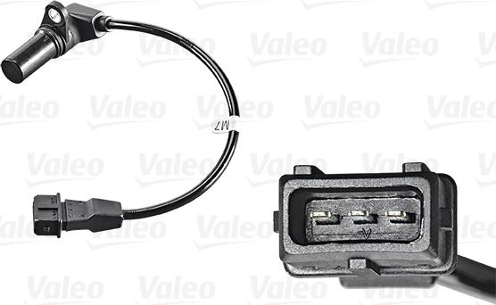 Valeo 254106 - Датчик импульсов, коленвал autospares.lv