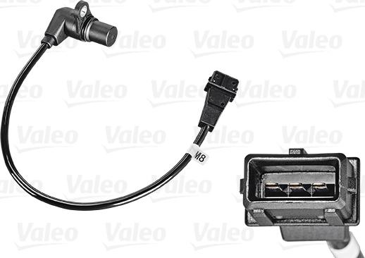 Valeo 254180 - Датчик импульсов, коленвал autospares.lv