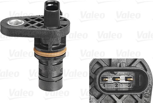 Valeo 255506 - Датчик импульсов, коленвал autospares.lv