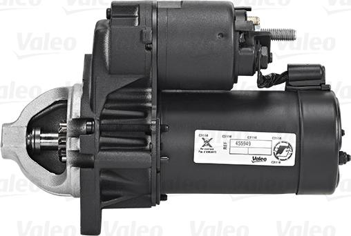 Valeo 201058 - Стартер autospares.lv