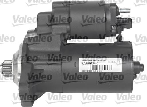 Valeo 438484 - Стартер autospares.lv