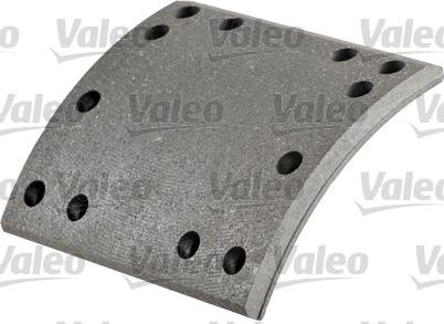 Valeo 219369 - Комплект тормозных башмаков, барабанные тормоза autospares.lv