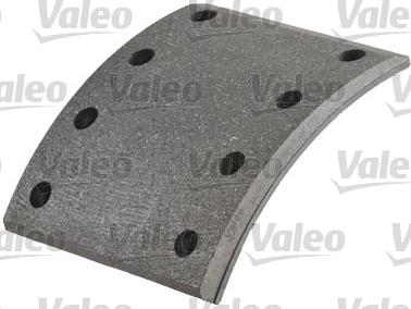 Valeo 219283 - Комплект тормозных башмаков, барабанные тормоза autospares.lv