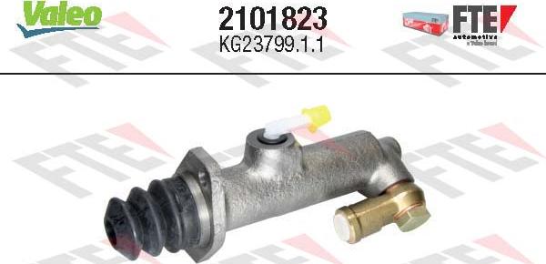 Valeo 2101823 - Главный цилиндр, система сцепления autospares.lv