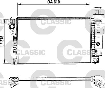 Valeo 230575 - Радиатор, охлаждение двигателя autospares.lv