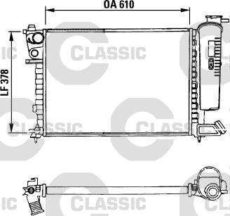 Valeo 230630 - Радиатор, охлаждение двигателя autospares.lv