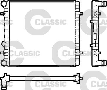 Valeo 231606 - Радиатор, охлаждение двигателя autospares.lv