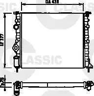 Nissens 63937A - Радиатор, охлаждение двигателя autospares.lv