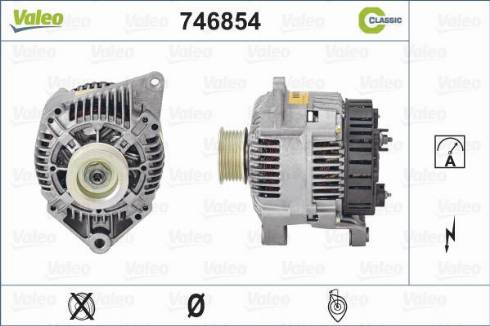 Valeo 746854 - Генератор autospares.lv