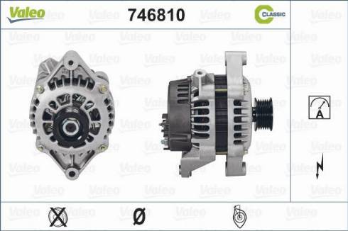 Valeo 746810 - Генератор autospares.lv