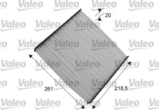 Valeo 715552 - Фильтр воздуха в салоне autospares.lv