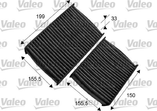 Valeo 715557 - Фильтр воздуха в салоне autospares.lv