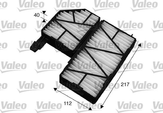Valeo 715563 - Фильтр воздуха в салоне autospares.lv
