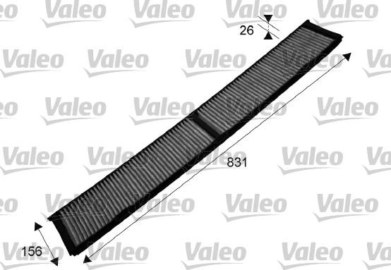 Valeo 715503 - Фильтр воздуха в салоне autospares.lv