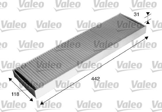 Valeo 715585 - Фильтр воздуха в салоне autospares.lv