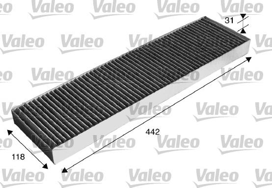 Valeo 715586 - Фильтр воздуха в салоне autospares.lv