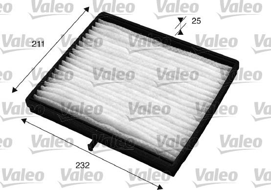 Valeo 715526 - Фильтр воздуха в салоне autospares.lv