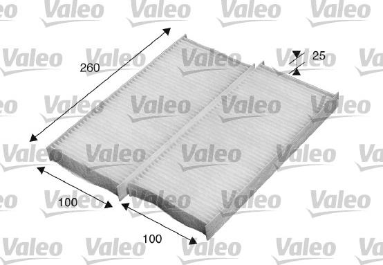 Valeo 715520 - Фильтр воздуха в салоне autospares.lv
