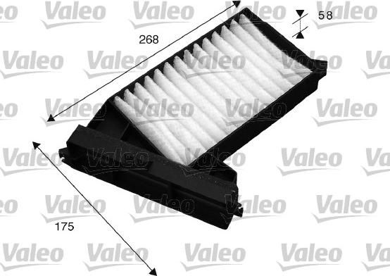 Valeo 715528 - Фильтр воздуха в салоне autospares.lv