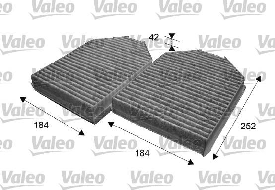 Valeo 715640 - Фильтр воздуха в салоне autospares.lv
