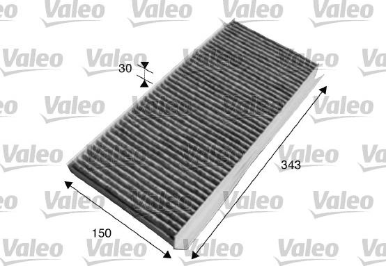 Valeo 715617 - Фильтр воздуха в салоне autospares.lv