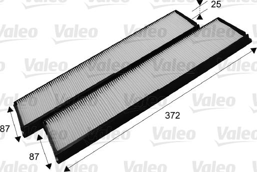 Valeo 715684 - Фильтр воздуха в салоне autospares.lv