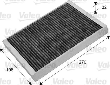 Valeo 715635 - Фильтр воздуха в салоне autospares.lv