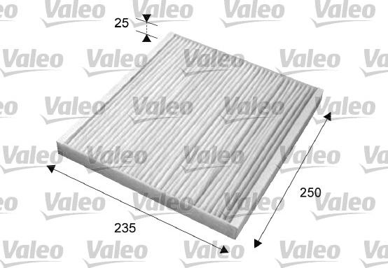 Valeo 715636 - Фильтр воздуха в салоне autospares.lv